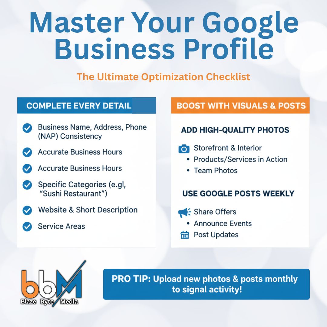 Local SEO checklist for Google business profile