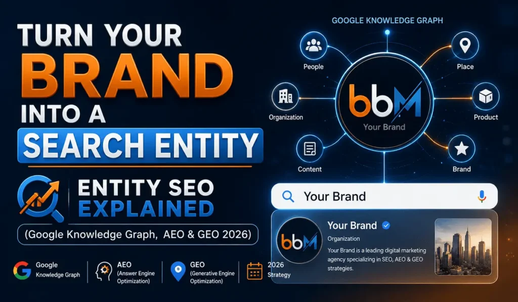 turn your brand into a search entity