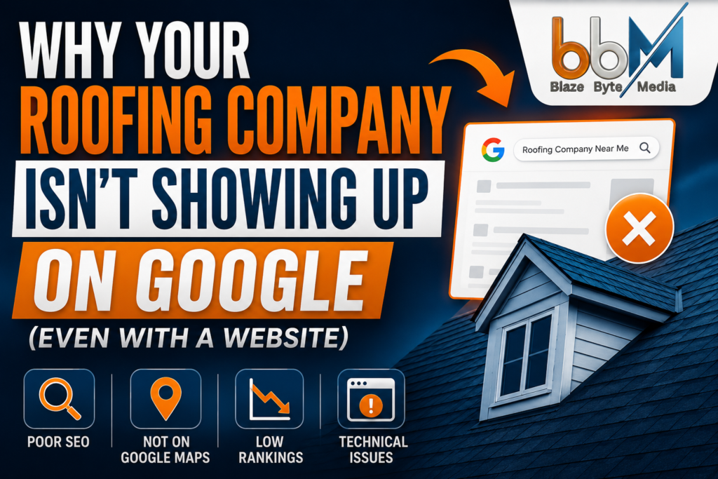 Why Your Roofing Company Isn't Showing Up on Google (Even With a Website)